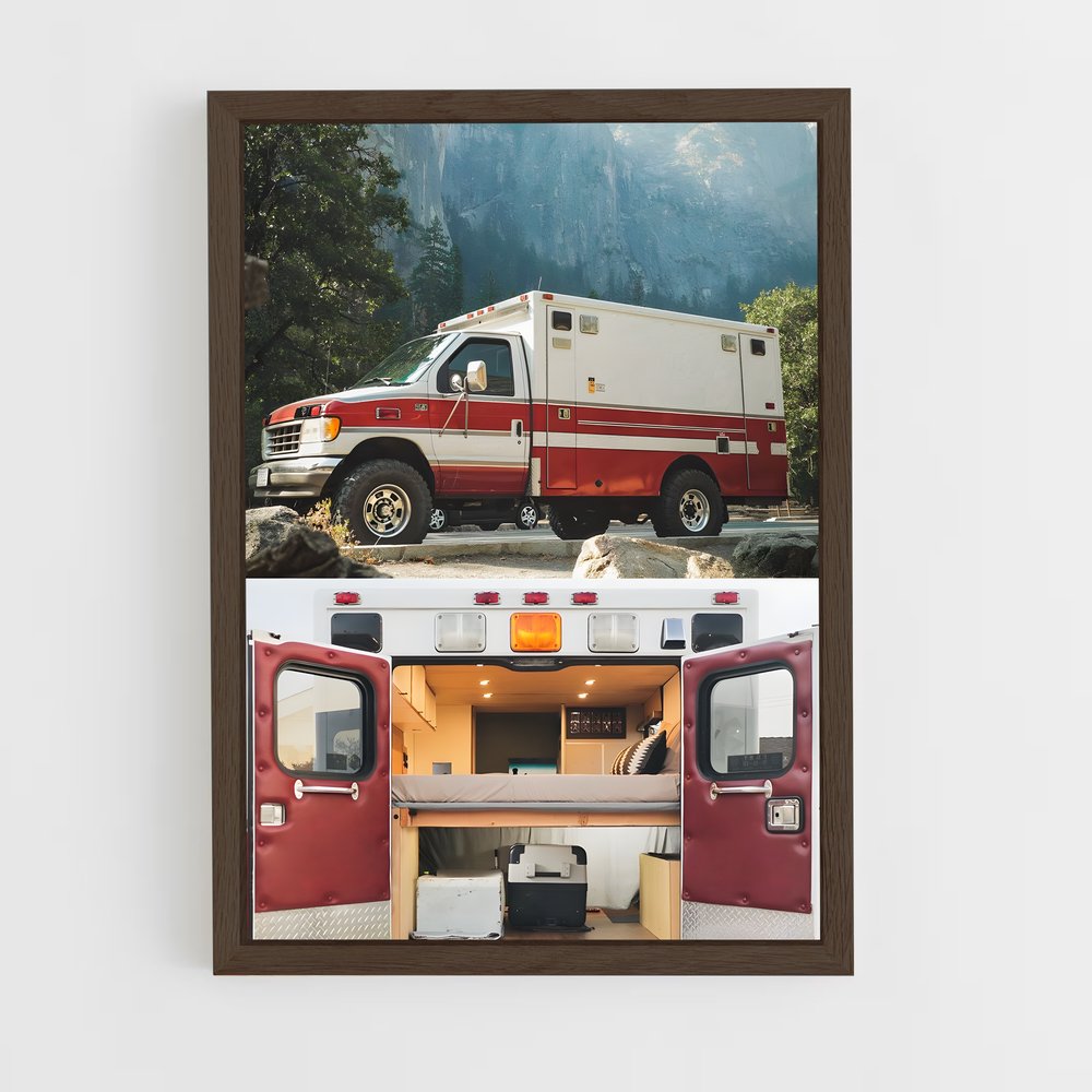 ap-amazon van-1 cadre Bois foncé