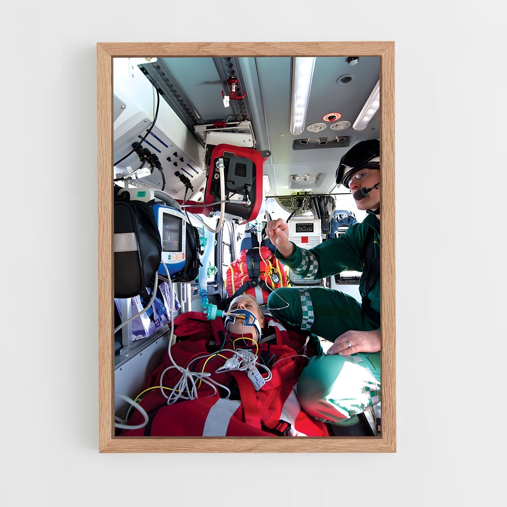 ap-ambulance-3 cadre Bois clair
