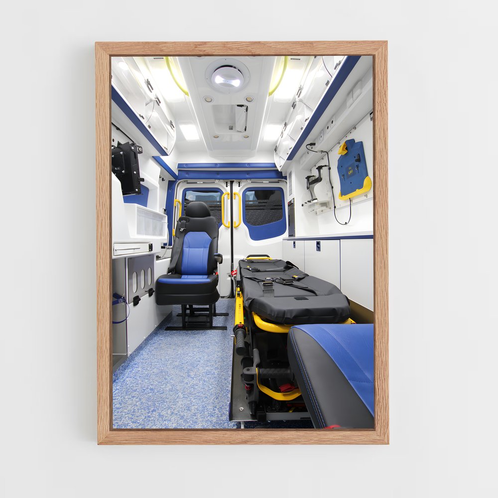 ap-ambulance-4 cadre Bois clair