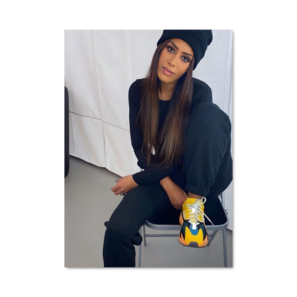 Poster Amel en Sneakers