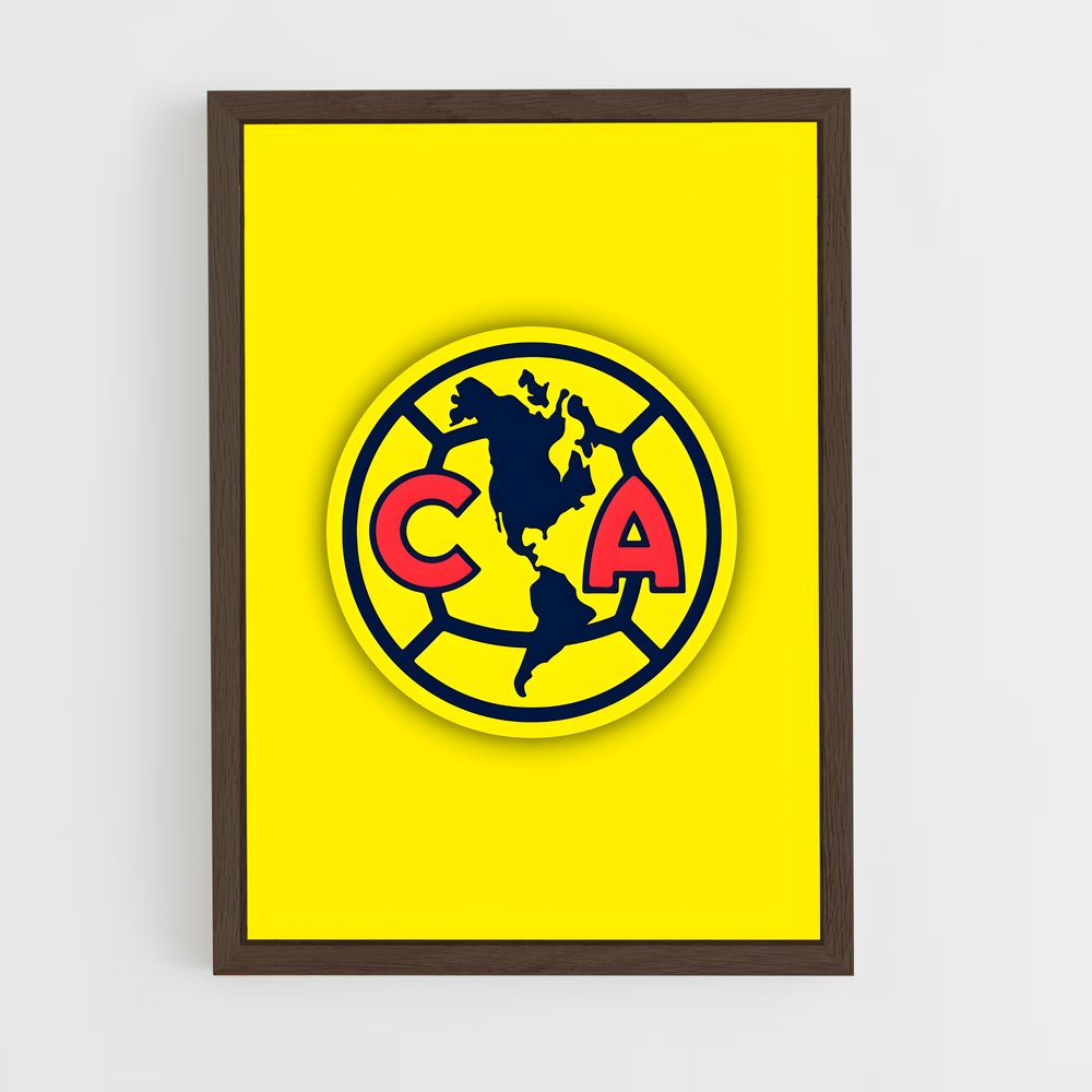 ap-america futebol clube-3 cadre Bois foncé