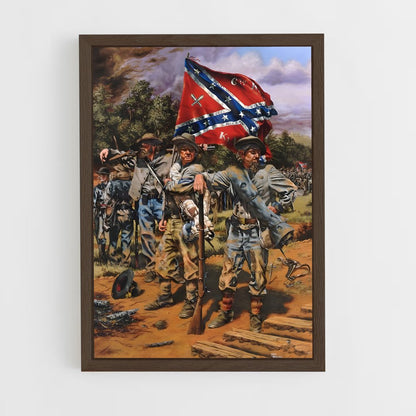 ap-american civil war-4 cadre Bois foncé