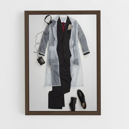 ap-american psycho-4 cadre Bois foncé
