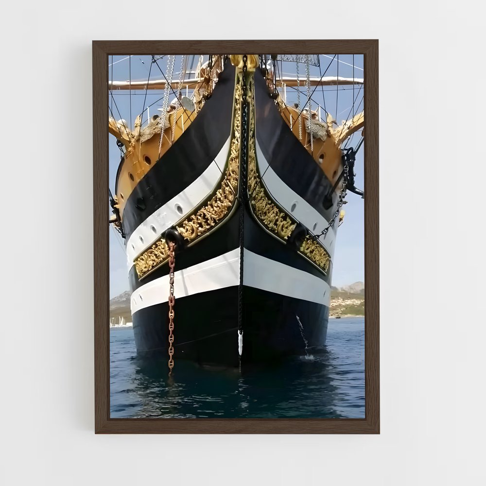 ap-amerigo vespucci-6 cadre Bois foncé