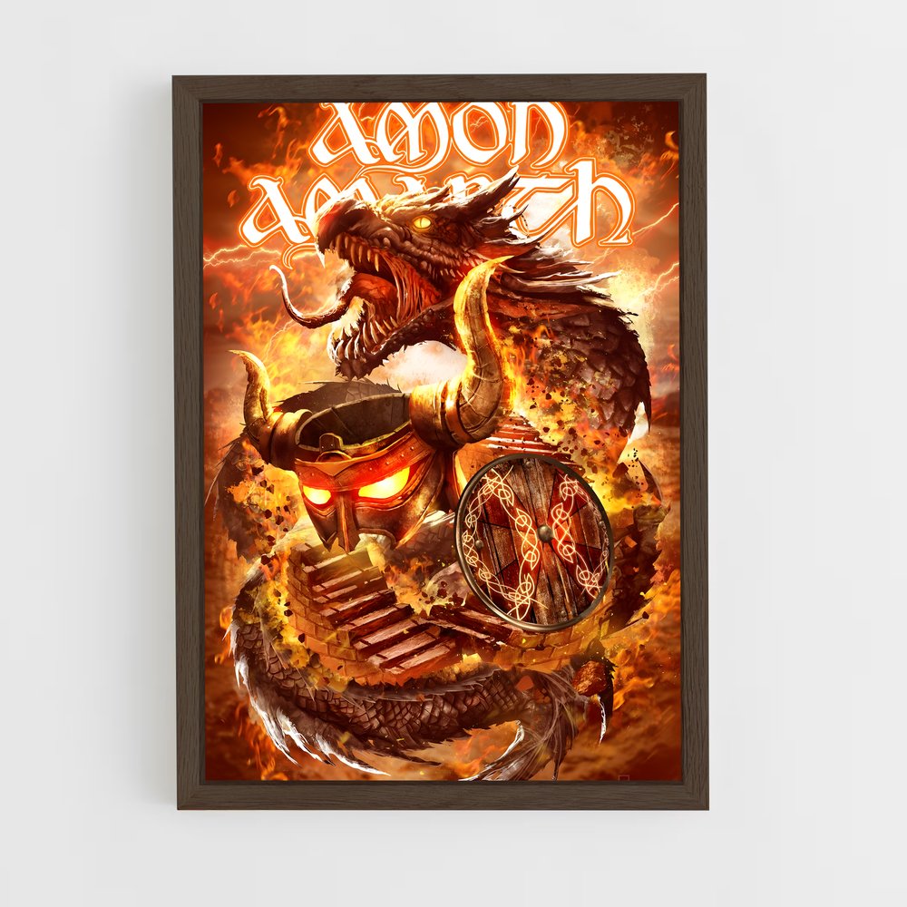 ap-amon amarth-3 cadre Bois foncé