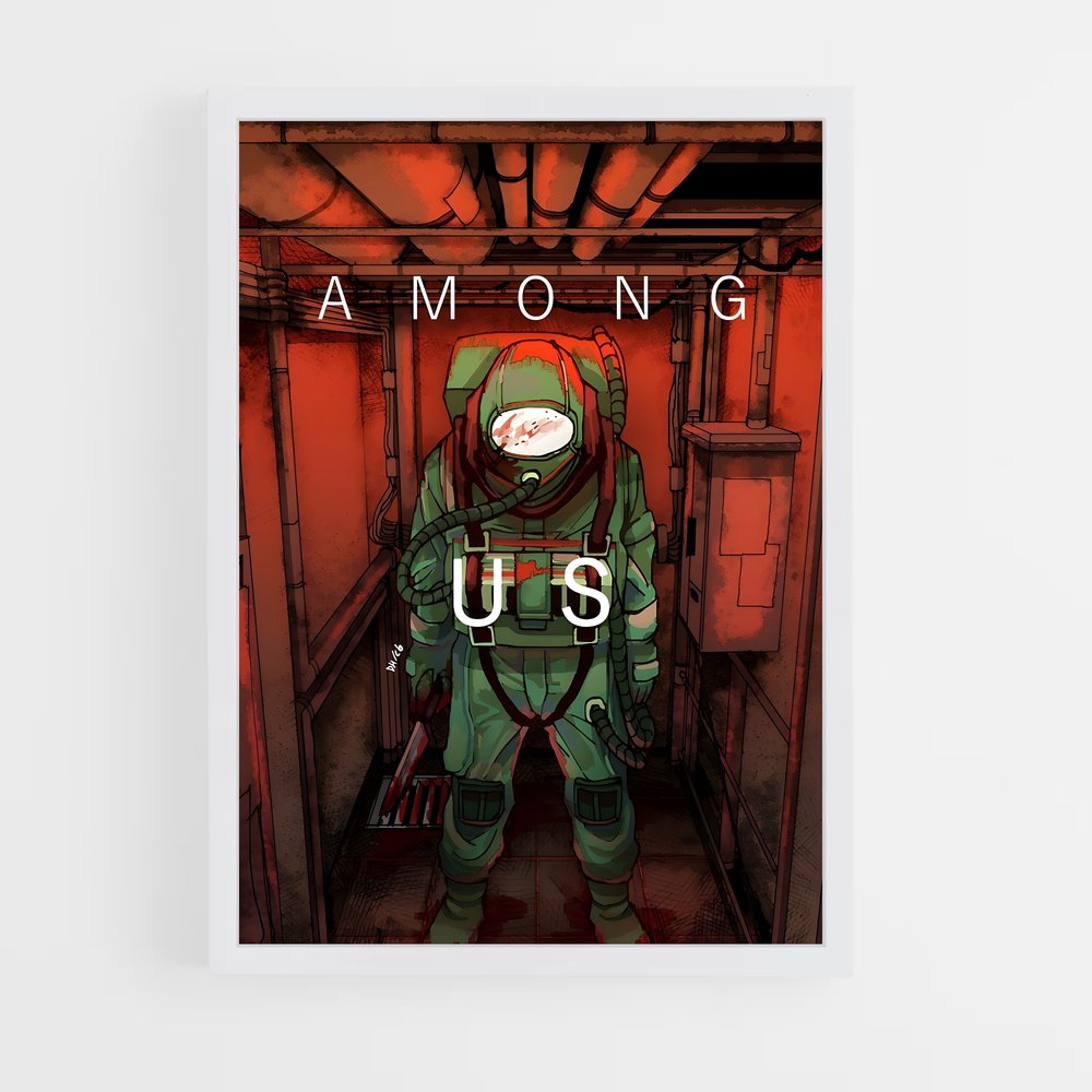 ap-among us-5 cadre Blanc