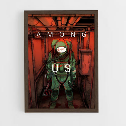 ap-among us-5 cadre Bois foncé