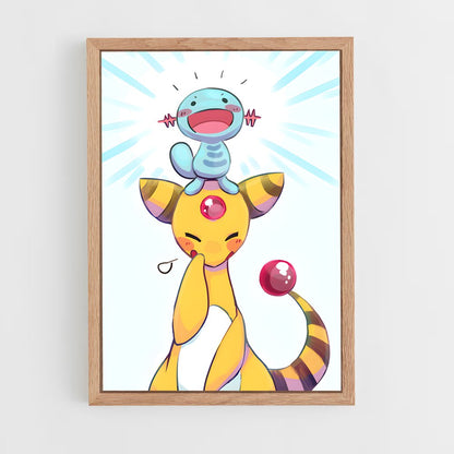 ap-ampharos-3 cadre Bois clair