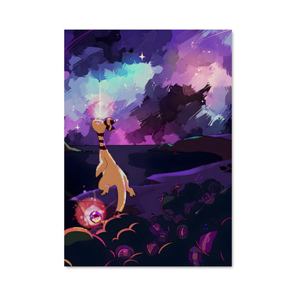 Poster Ampharos en Fête