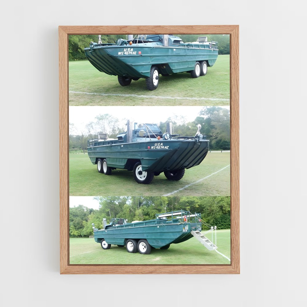 ap-amphibious vehicles-1 cadre Bois clair