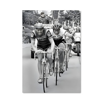 Poster La Route des Cyclistes