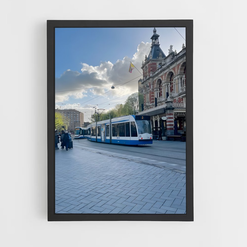 ap-amsterdam tram-1 cadre Noir