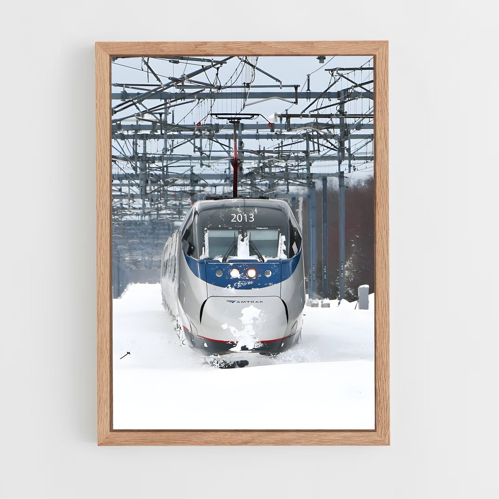 ap-amtrak acela-1 cadre Bois clair