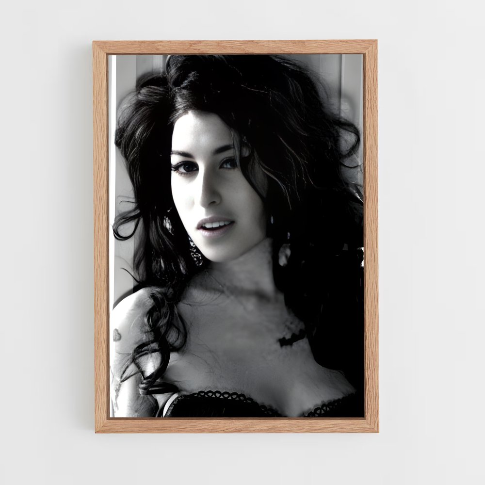 ap-amy winehouse-6 cadre Bois clair