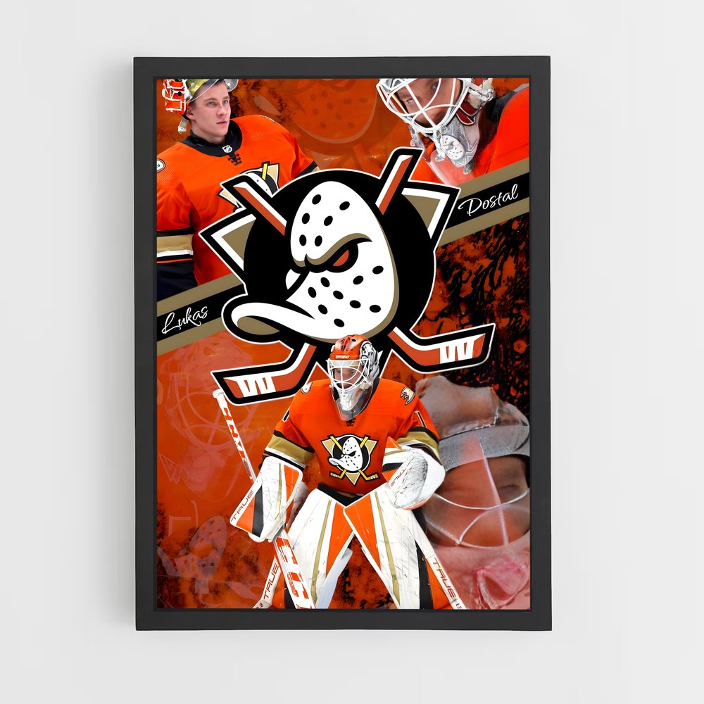 ap-anaheim ducks-7 cadre Noir
