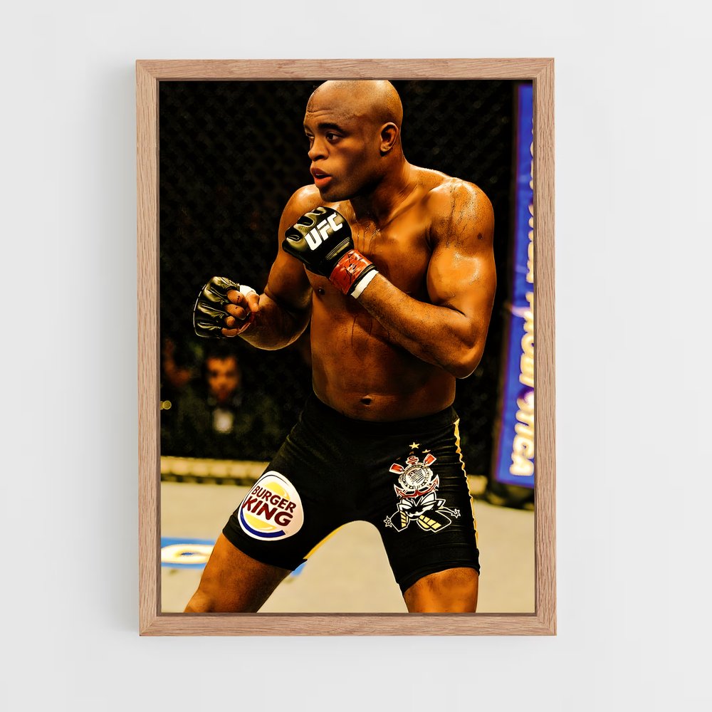 ap-anderson silva-1 cadre Bois clair
