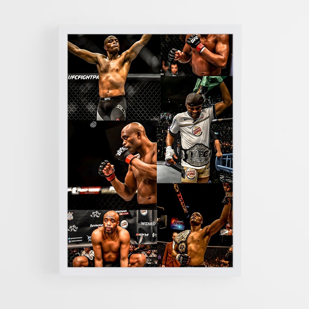 ap-anderson silva-5 cadre Blanc