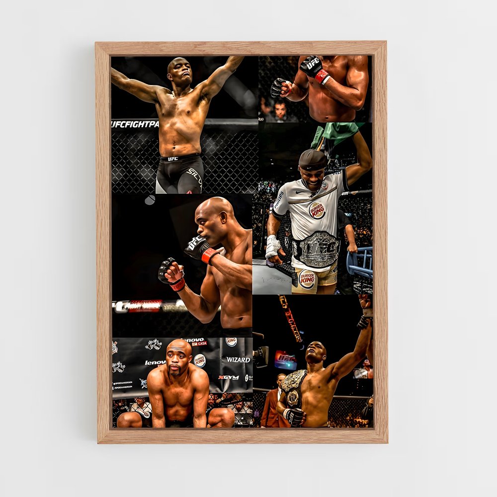 ap-anderson silva-5 cadre Bois clair