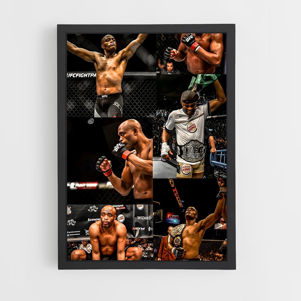 ap-anderson silva-5 cadre Noir