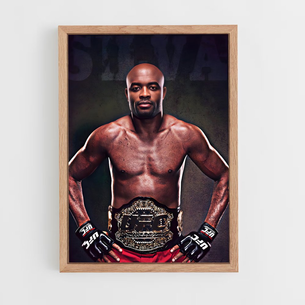 ap-anderson silva-8 cadre Bois clair