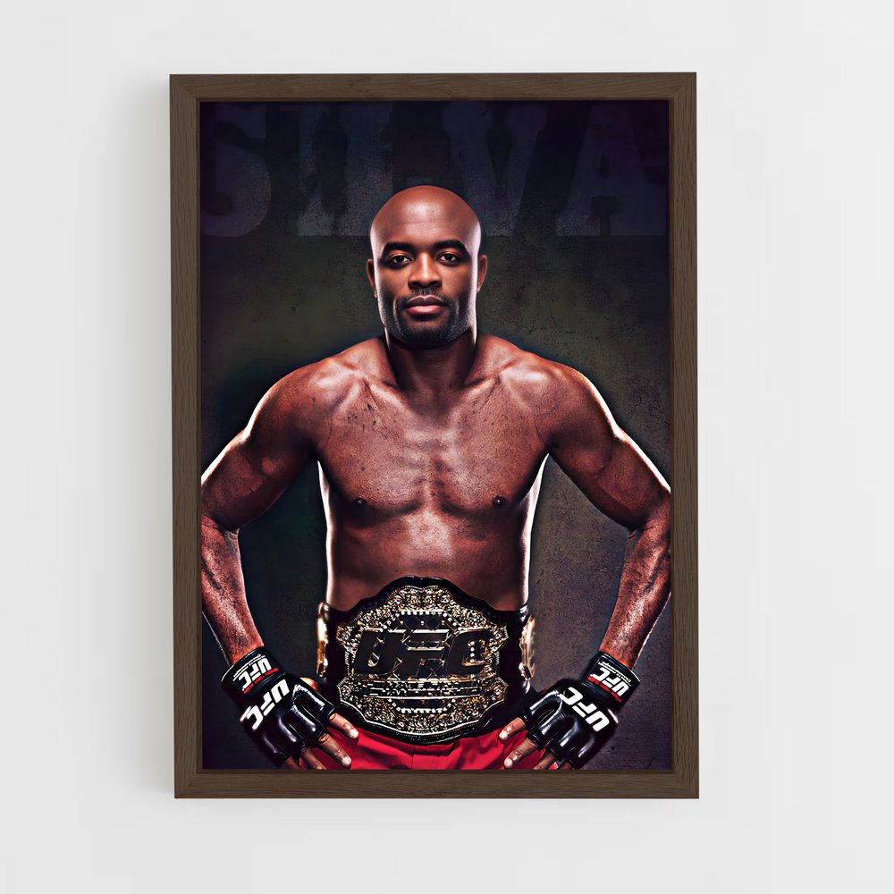 ap-anderson silva-8 cadre Bois foncé
