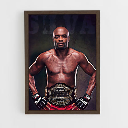 ap-anderson silva-8 cadre Bois foncé