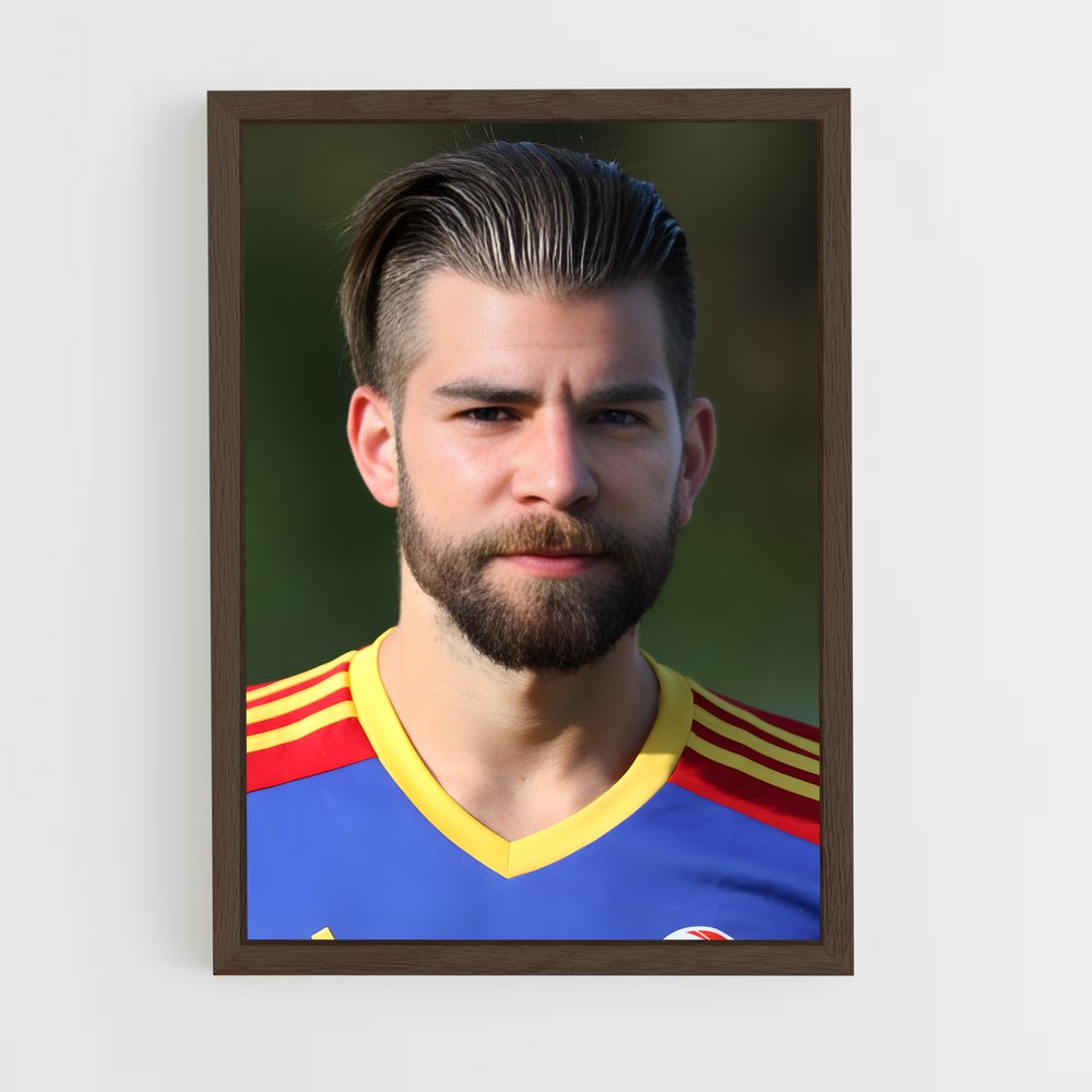ap-andorra national football team-3 cadre Bois foncé