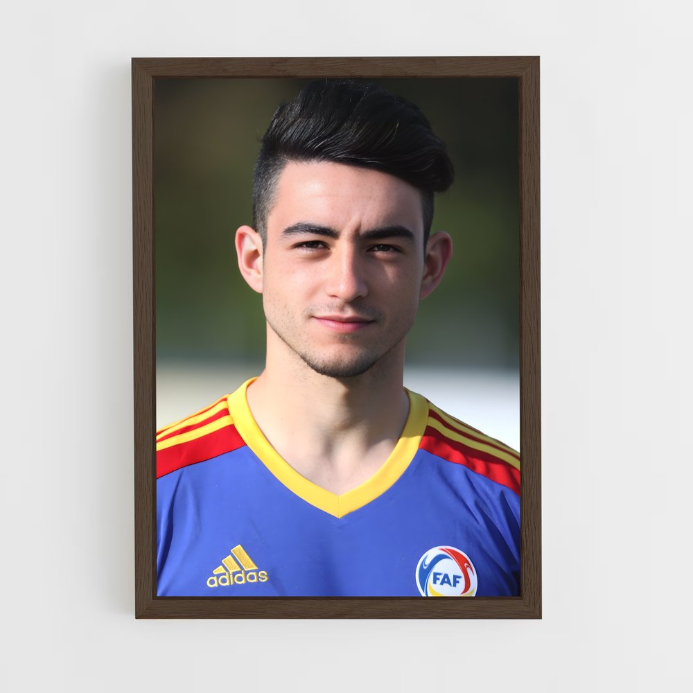 ap-andorra national football team-4 cadre Bois foncé