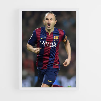 ap-andres iniesta-6 cadre Blanc