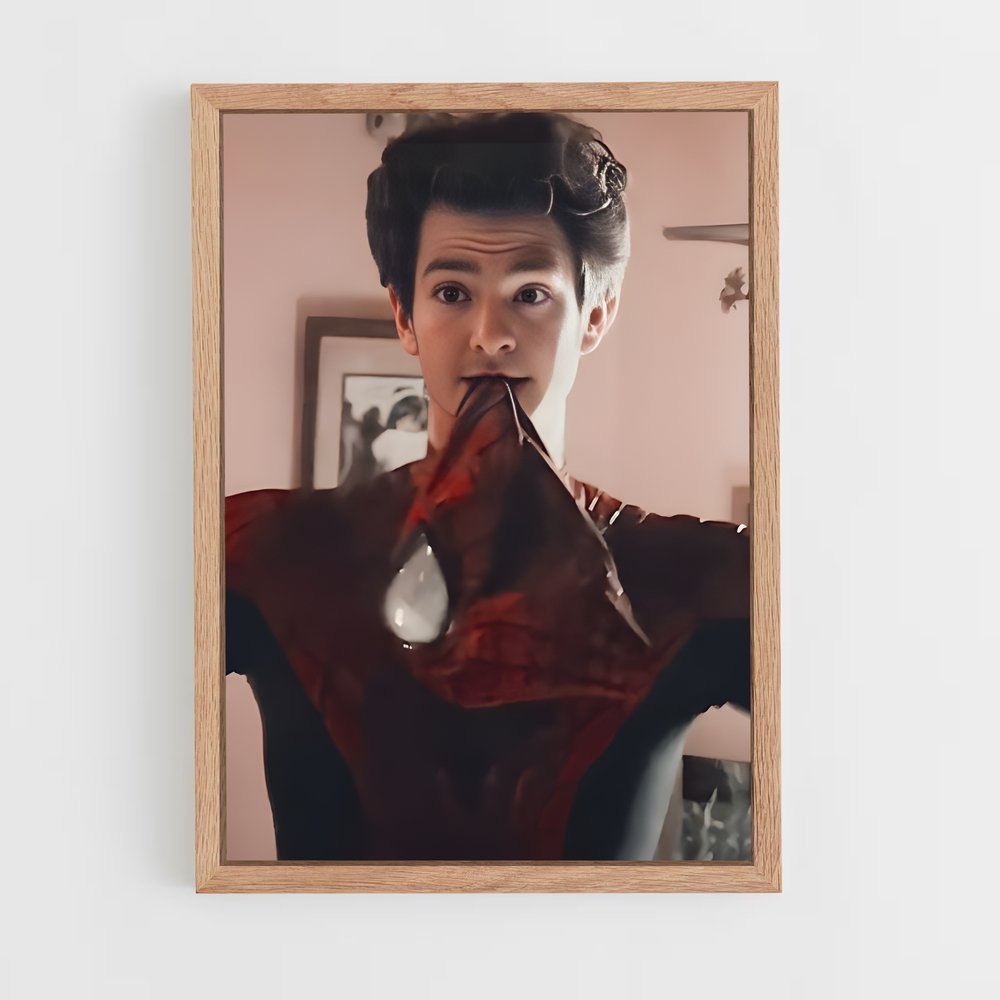 ap-andrew garfield-12 cadre Bois clair