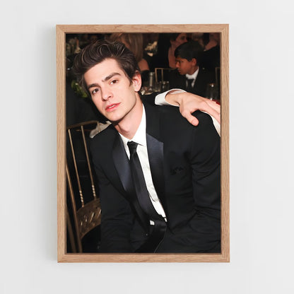 ap-andrew garfield-3 cadre Bois clair