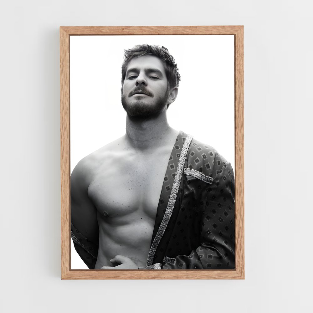 ap-andrew garfield-9 cadre Bois clair