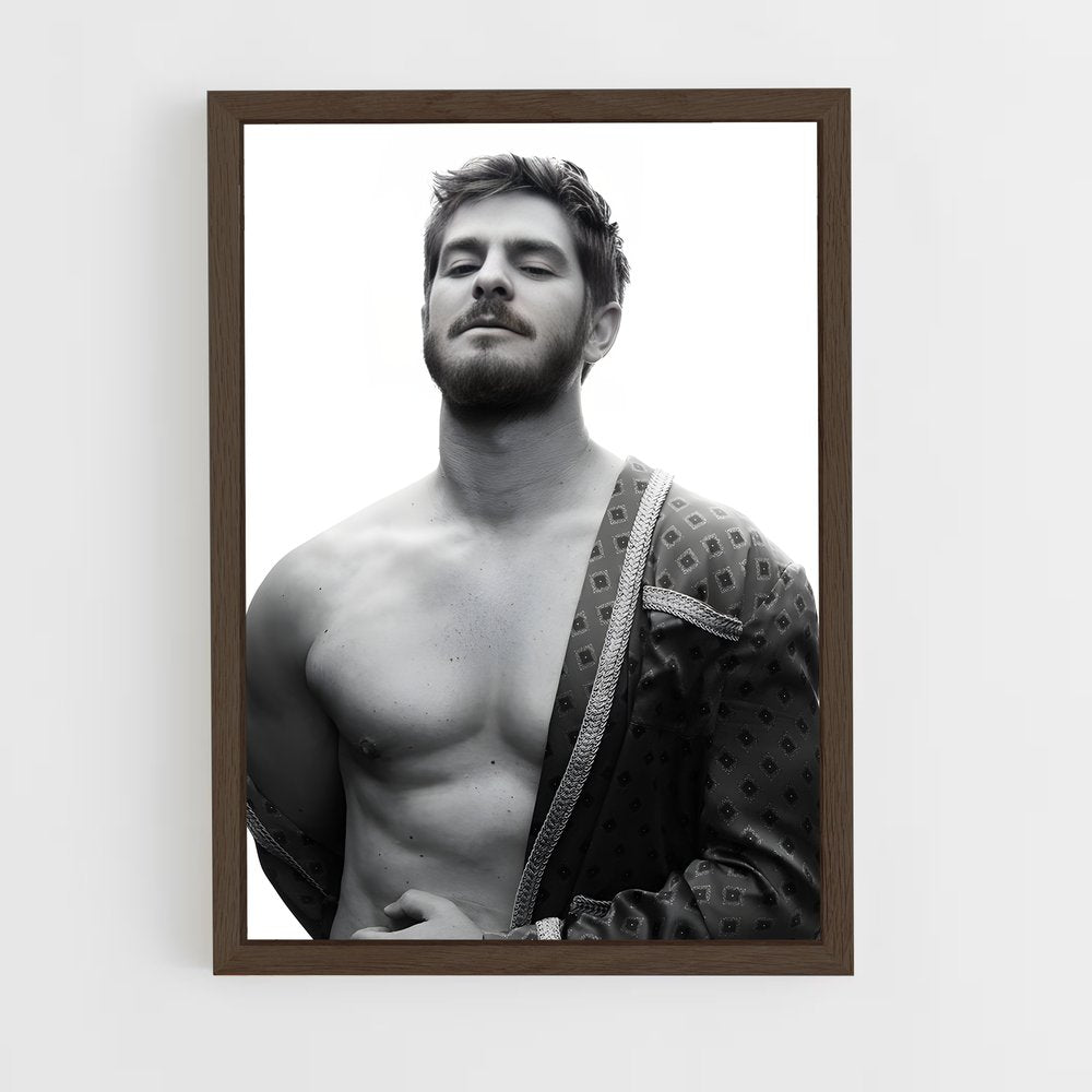 ap-andrew garfield-9 cadre Bois foncé