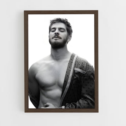 ap-andrew garfield-9 cadre Bois foncé