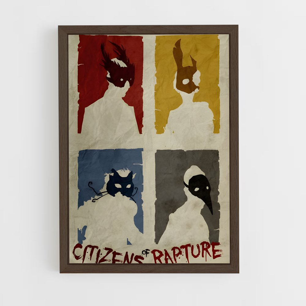 ap-andrew ryan-7 cadre Bois foncé