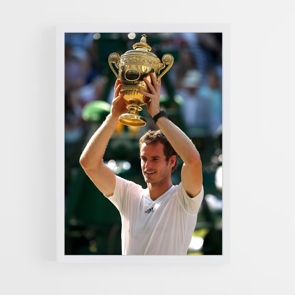 ap-andy murray-4 cadre Blanc