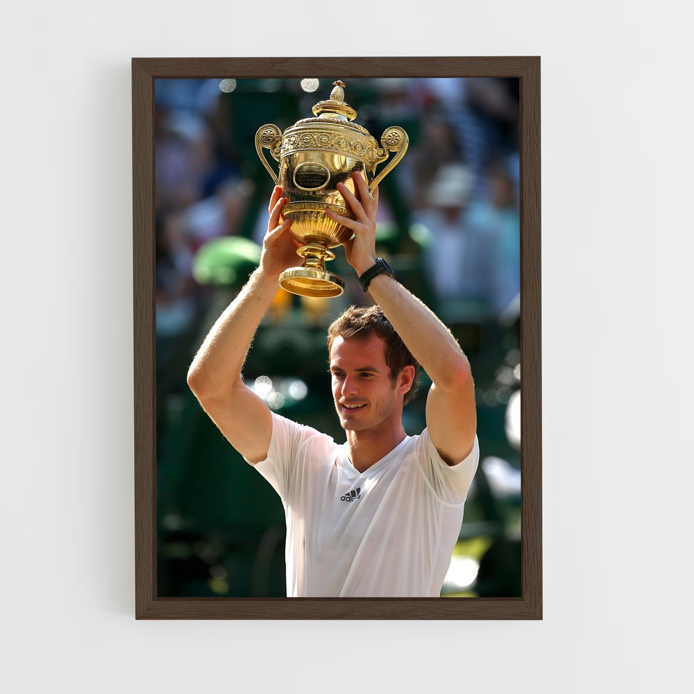 ap-andy murray-4 cadre Bois foncé