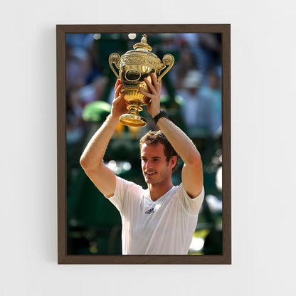 ap-andy murray-4 cadre Bois foncé