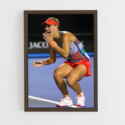 ap-angelique kerber-2 cadre Bois foncé