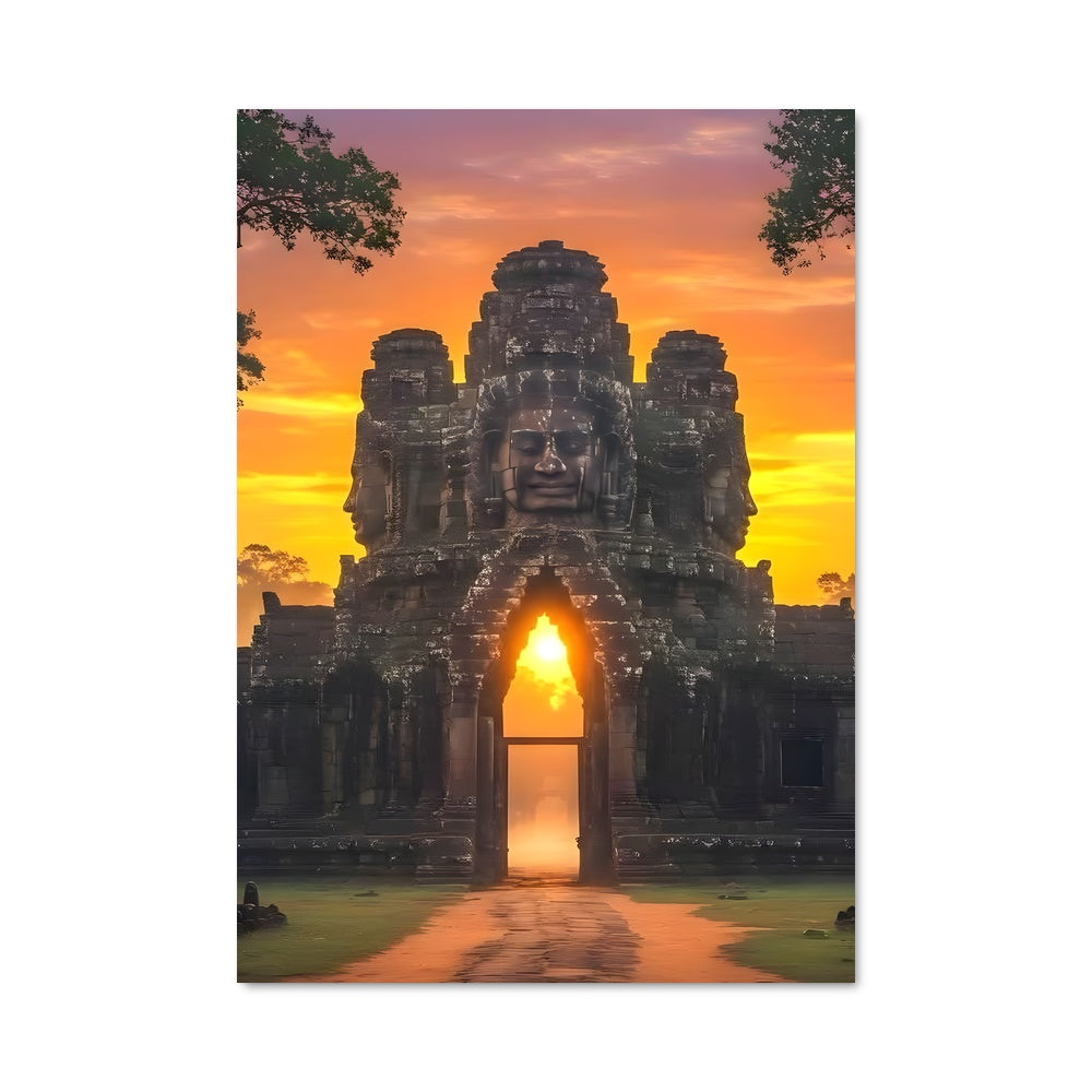 Poster Crépuscule sur Angkor