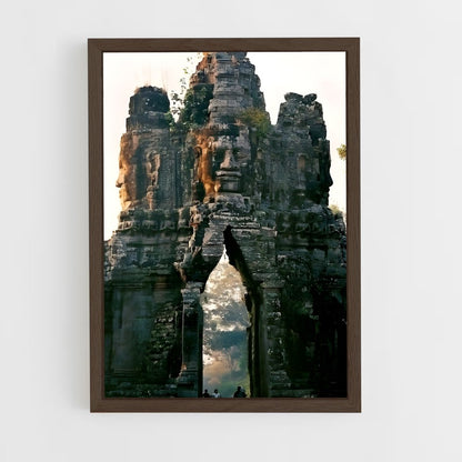 ap-angkor wat-4 cadre Bois foncé