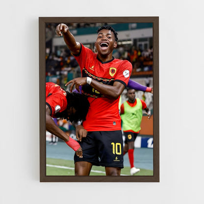 ap-angola national football team-2 cadre Bois foncé