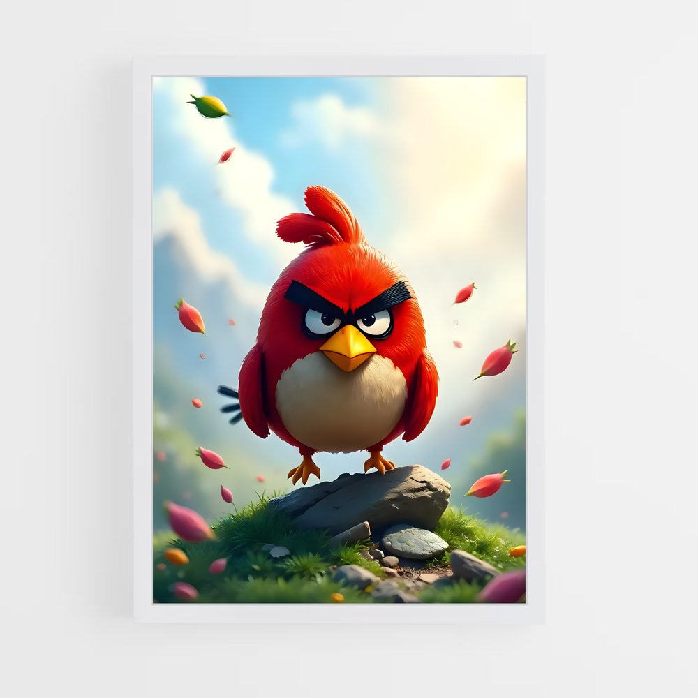 ap-angry birds-1 cadre Blanc