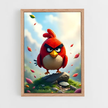 ap-angry birds-1 cadre Bois clair