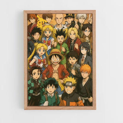 ap-anime community-5 cadre Bois clair