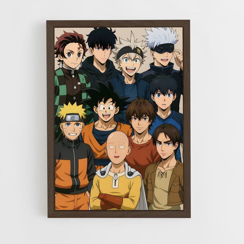 ap-anime community-6 cadre Bois foncé