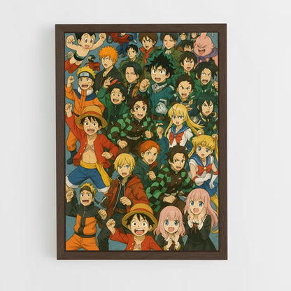 ap-anime community-7 cadre Bois foncé