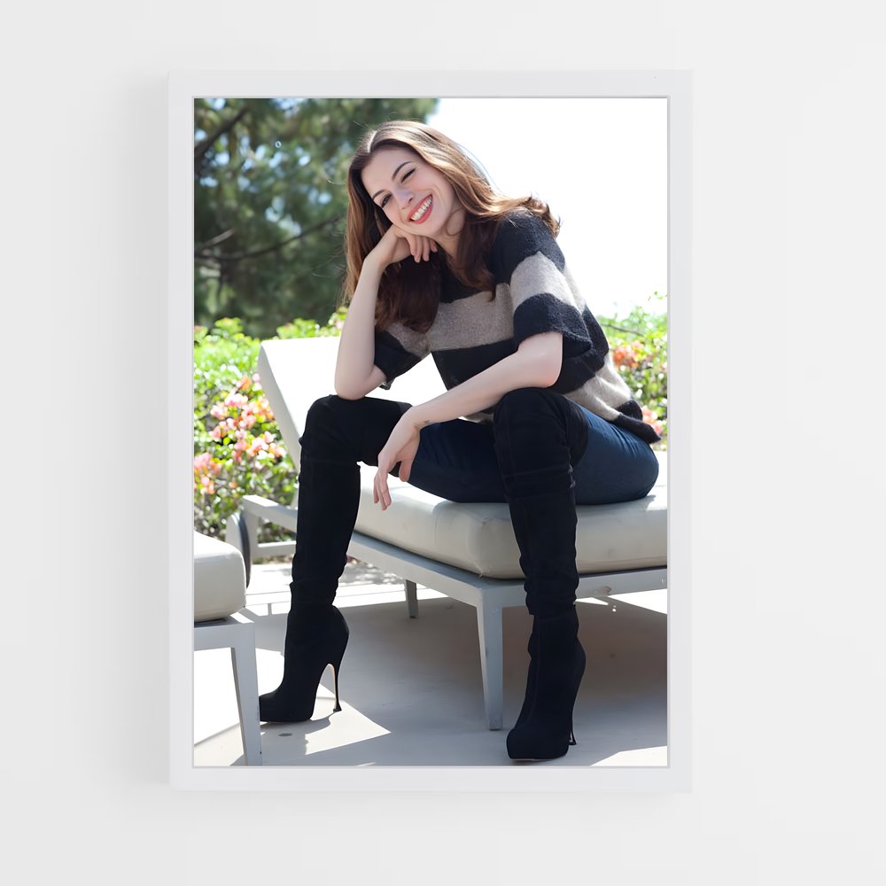 ap-anne hathaway-13 cadre Blanc