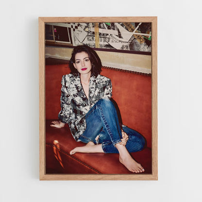 ap-anne hathaway-8 cadre Bois clair