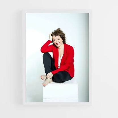 ap-anne roumanoff-1 cadre Blanc